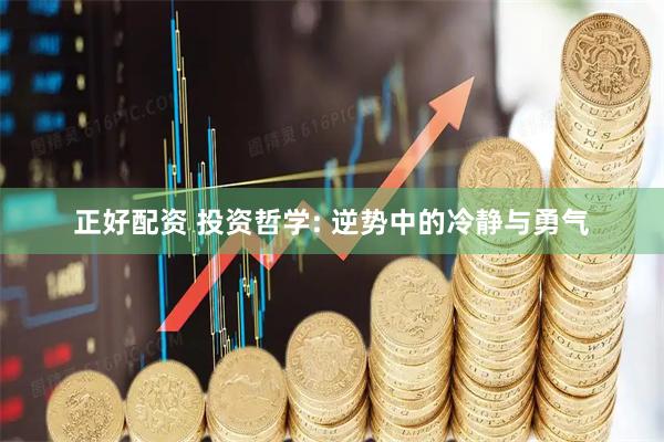 正好配资 投资哲学: 逆势中的冷静与勇气